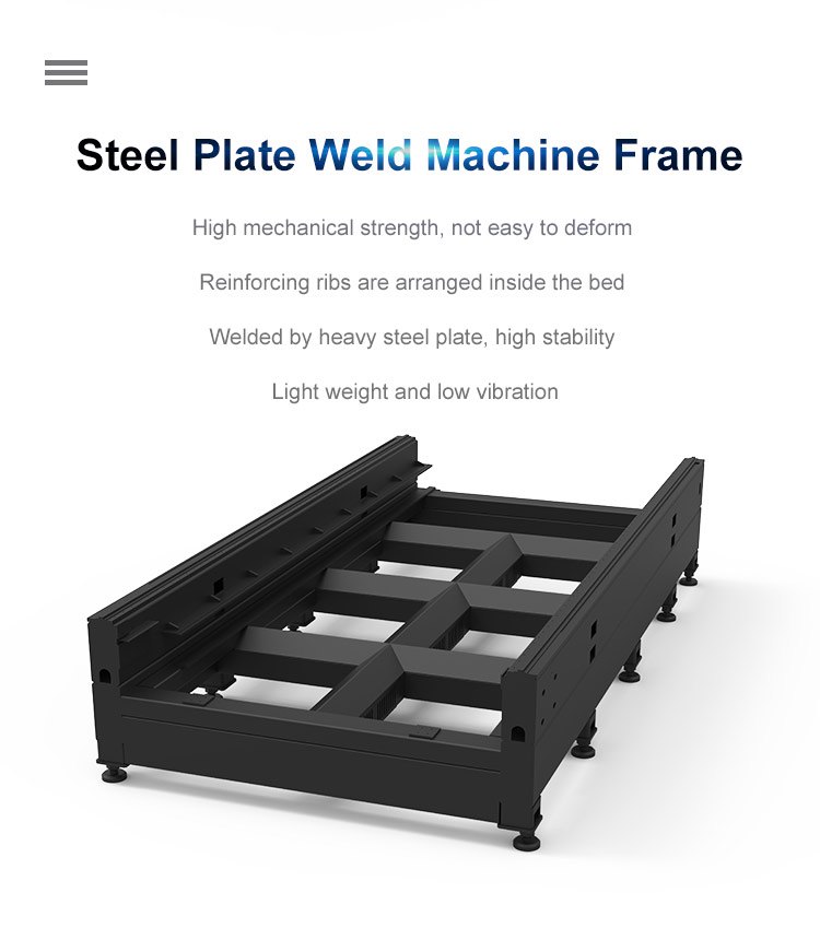 Fully enclosed exchange table large-format laser metal plate cutting machine