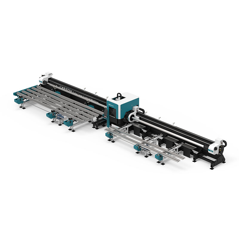 Professional four-chuck fiber laser tube cutting machine